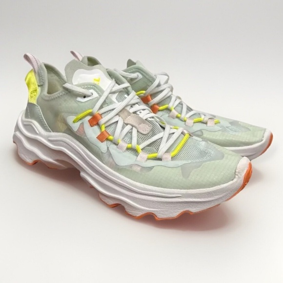 Sorel Women's Kinetic Breakthru Tech Lace Sneakers Multicolor Size 9.5 Green - Picture 1 of 15